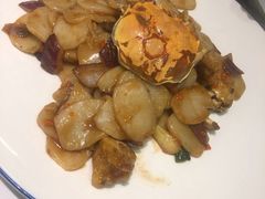 蟹炒年糕-西湖春天•老字号杭州菜(百汇店)