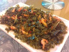 干烧咸菜虾-锦江中华村农家乐饭庄