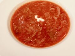 带肉的红菜汤-莫斯科餐厅