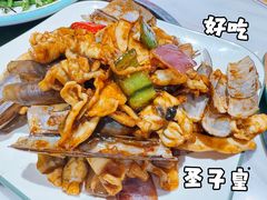 豉汁炒圣子皇-友德福.老字号粤菜.广州地标融合美食(荔湾路店)