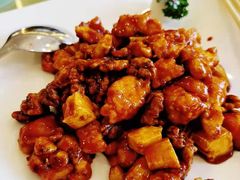 酱爆桃仁鸡-鹏天阁酒楼·海鲜(红旗店)