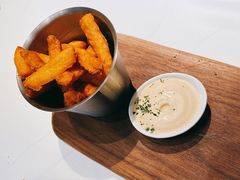 番薯条配自制调味酱-燃扒房Steakhouse(皇庭店)
