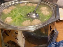 小白菜汆丸子-小土豆北方菜馆(方庄店)