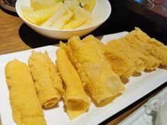 炸腐皮-京涮铜锅涮肉(华贸店)