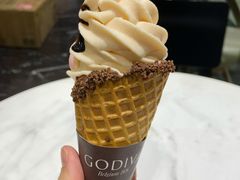 白桃茉莉味软冰淇淋-GODIVA(五角场万达广场店)