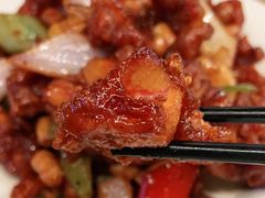 椒香虾仁爆鸡球-陈傻子餐厅(世纪都会店)