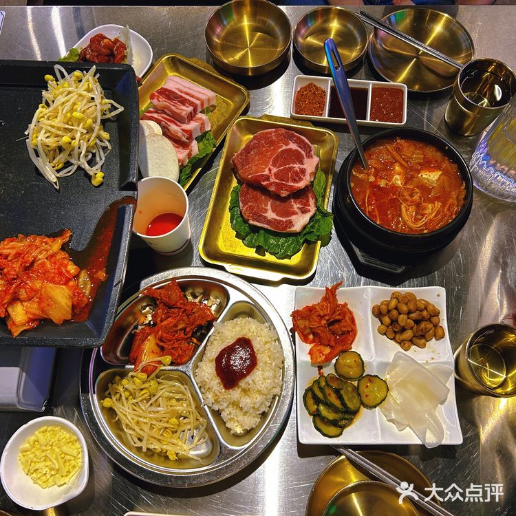 好吃的韩国烤肉！