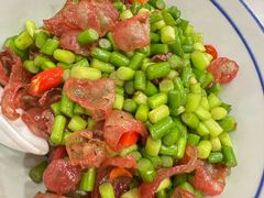 蒜苔炒土家腊肠-荆九爷爆炒桥头三嫩(浙大店)