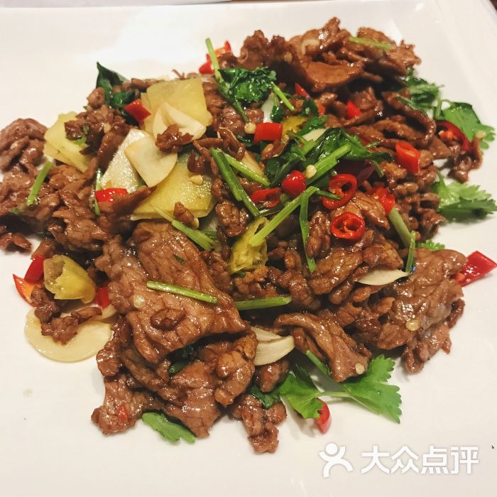辣炒黄牛肉