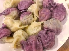 紫甘蓝锅巴馅饺子-宝源饺子(麦子店街店)
