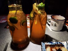 柠檬冰桔茶-探鱼·鲜青椒爽麻烤鱼(番禺万达店)