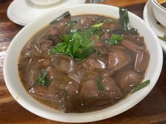 韭菜烧猪血-凰仪桥饭店(鲁迅西路店)