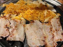 厚切猪五花-九田家黑牛烤肉料理(太阳宫广场店)