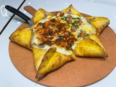 星星双拼pizza-棒约翰比萨.意面(甘露园尚街店)