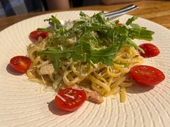 温泉蛋奶油培根细扁面-Brut Eatery悦璞食堂(愚园路店)