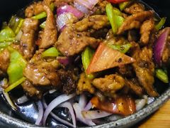 铁板黑椒牛肉-鸭王烤鸭店(三里河店)