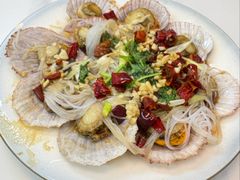油泼扇贝-来之顺海鲜菜馆·青岛菜·始于1993(栈桥店)