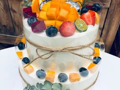 动物奶油美式田园风水果裸蛋糕-艾加柒克蛋糕茶歇甜品台(春熙路店)