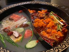 -小志家.鲜牦牛肉牛杂火锅野生菌汤锅