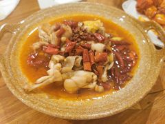 爆炒美蛙汤面-十面欢腾·海鲜面·台式Bistro(长乐路店)