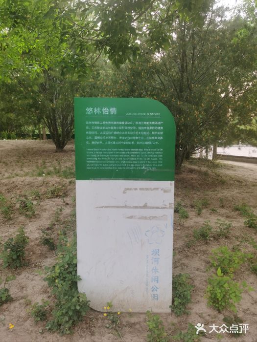 坝河休闲公园图片