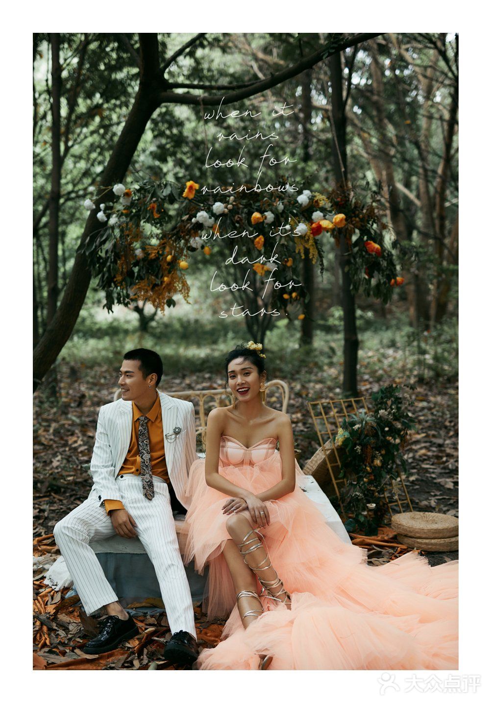 拽酷的个性风婚纱照 ,有一种现代的性感