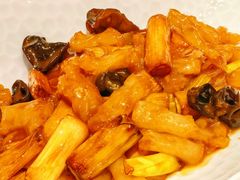 葱烧蹄筋-青岛美食鲁菜大酒店