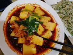 农家搅团-粗茶淡饭•陕菜•家常菜