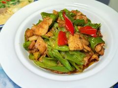 螺丝椒炒土猪肉-裕丰源滋补烩面(天赋路店)