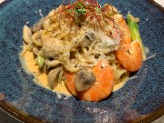 芝士蘑菇鲜虾意大利面-BE BRIGHT KITCHEN(正佳广场店)