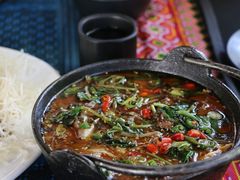 吊锅酸萝卜牛肉-新竹里馆·花园餐厅(兴苑路店)