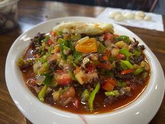 -歹歹的加个面过油肉拌面