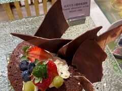 法式巧克力脆核桃蛋糕-威珀斯酒店·珀萃美食餐厅