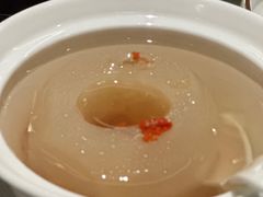 安南子桃胶炖雪梨-狮王府淮扬菜(夫子庙老门东店)