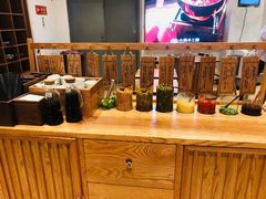 自助调料台-小满手工粉(上海月星环球港店)
