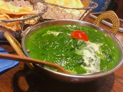 印式有机菠菜烩芝士-甘尼仕印度餐厅酒吧(斜塘老街店)