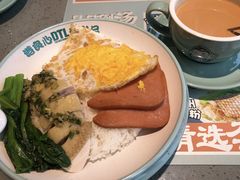 白切鸡餐蛋饭-大头力茶餐厅(花都融创茂店)