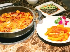 炒年糕-猪啊牛呀羊啊铜盘烤肉(正大广场店)