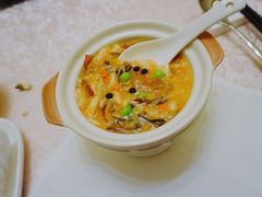 蟹粉芽米烩桃胶-新光酒家·河豚·海鲜·蟹料理(浦东店)
