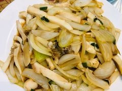 酱爆鱿鱼-大丰收海鲜酒楼·专业餐饮30年(连云港老字号店)