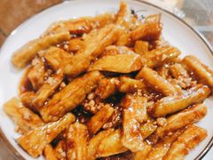 -东来菜馆•手抓海鲜家常菜•海鲜锅贴(鸽子窝店)