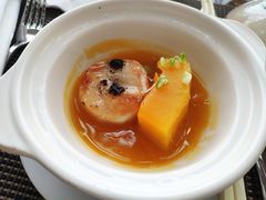 煎带子配黑松露汁-白天鹅宾馆·流浮阁咖啡厅