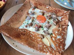 鸡蛋蘑菇熏肉荞麦可丽饼-RAC BAR(安福路店)