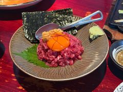 生牛肉拌海胆-九州酒场ひこぞう(1号店)