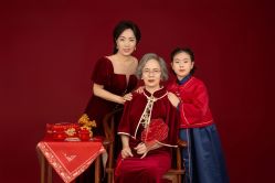 -时光纪亲子全家福照相馆(静安店母女写真父母纪念照)