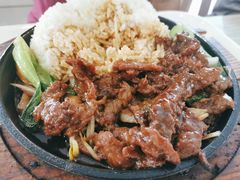 铁板牛肉饭-上海财经大学-新食堂