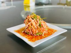 凉拌萝卜丝-洪平血旺椒麻鸡雅鱼饭店(熊猫大道店)