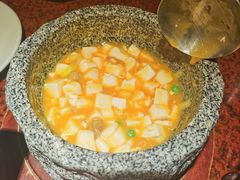 石锅鸡汤豆腐-绿茶餐厅(华联万柳店)