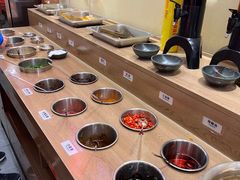 自助调料区-谭鸭血老火锅(万象九宜城店)
