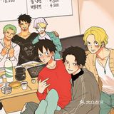 漫迷们！海贼速描插画创意之作[礼花]不一样的温馨